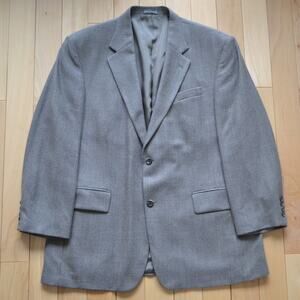 Oscar De La Renta Gray Blazer Suit Jacket